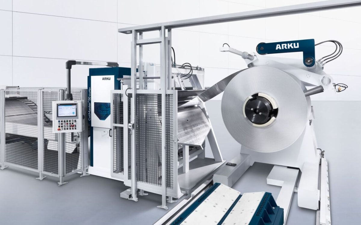 Coil-fed laser blanking lines by ARKU and TRUMPF