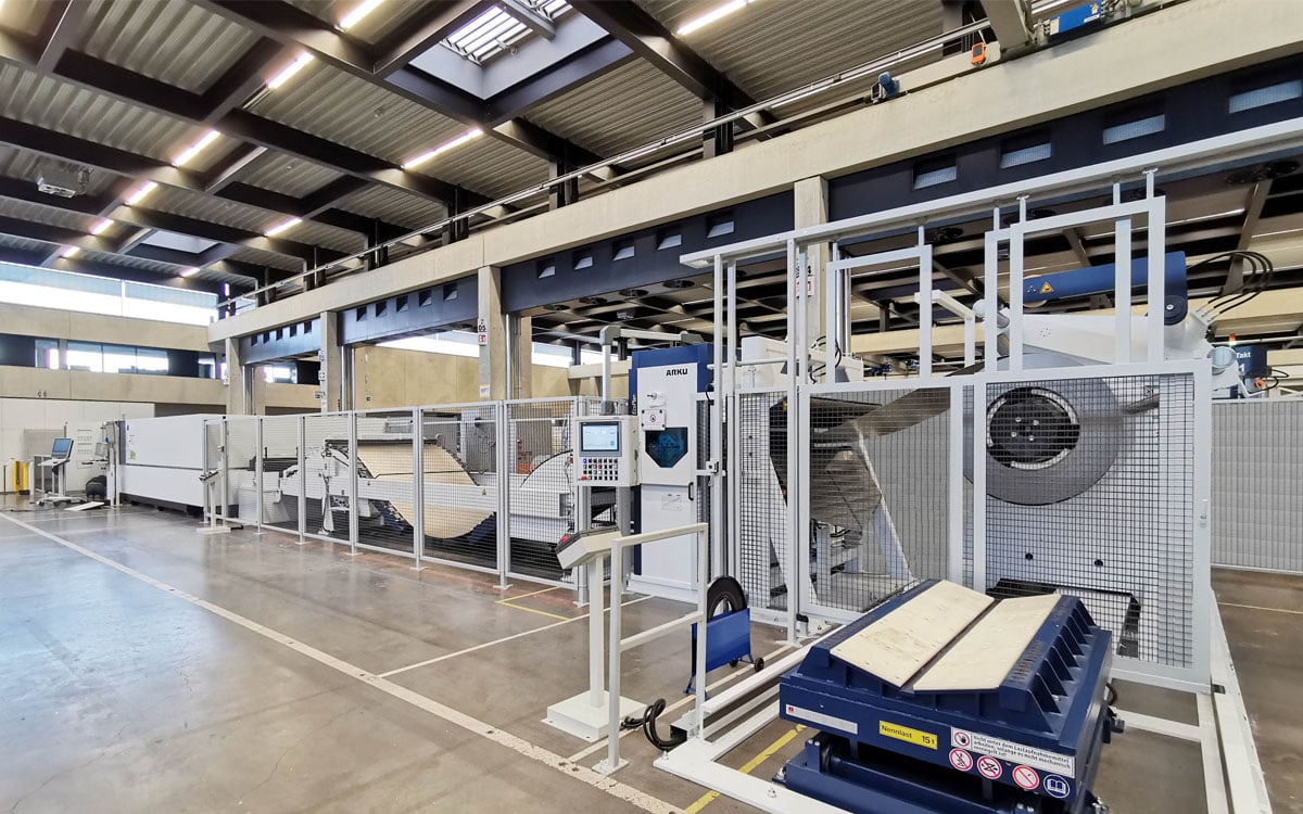 Coil-Laser Anlage bei Trumpf